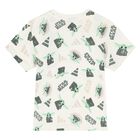 طقم شورت اولاد باللون العاجى والاخضر, 1, hi-res