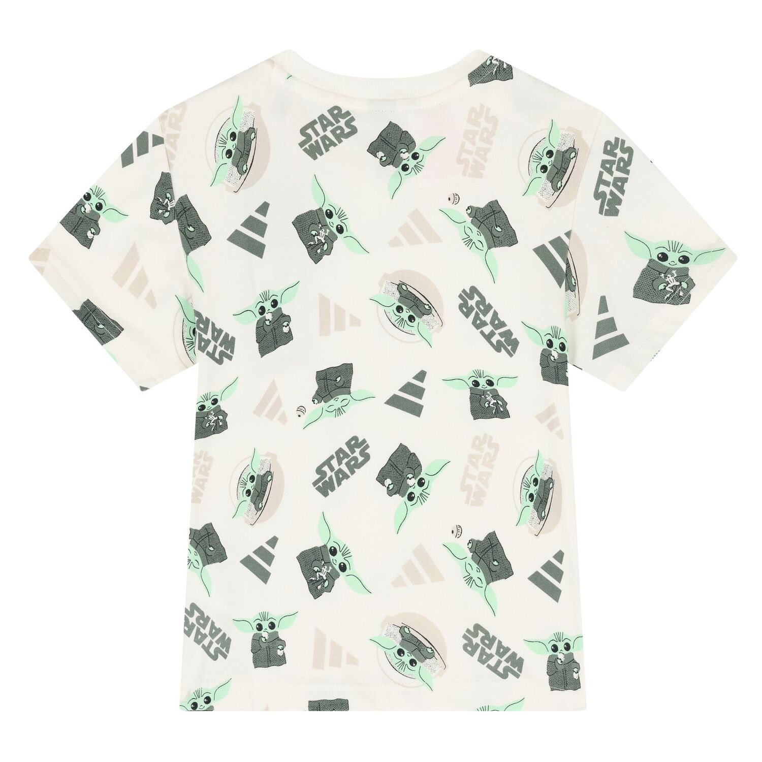 طقم شورت اولاد باللون العاجى والاخضر, 1, hi-res