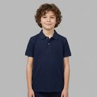 Boys Navy Blue Polo Shirt, 2, hi-res