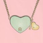 Girls Pink Logo Heart Dress, 2, hi-res