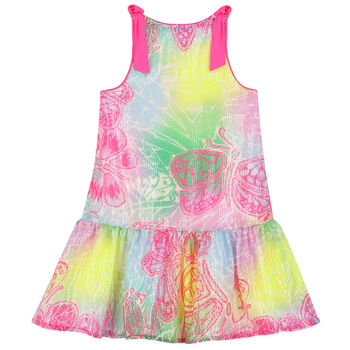 Girls Multi-Colored Sequin Butterfly Dress