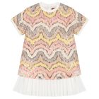 Girls Multi-Coloured Sequin Dress, 1, hi-res