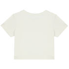 Girls Ivory Logo T-Shirt, 1, hi-res