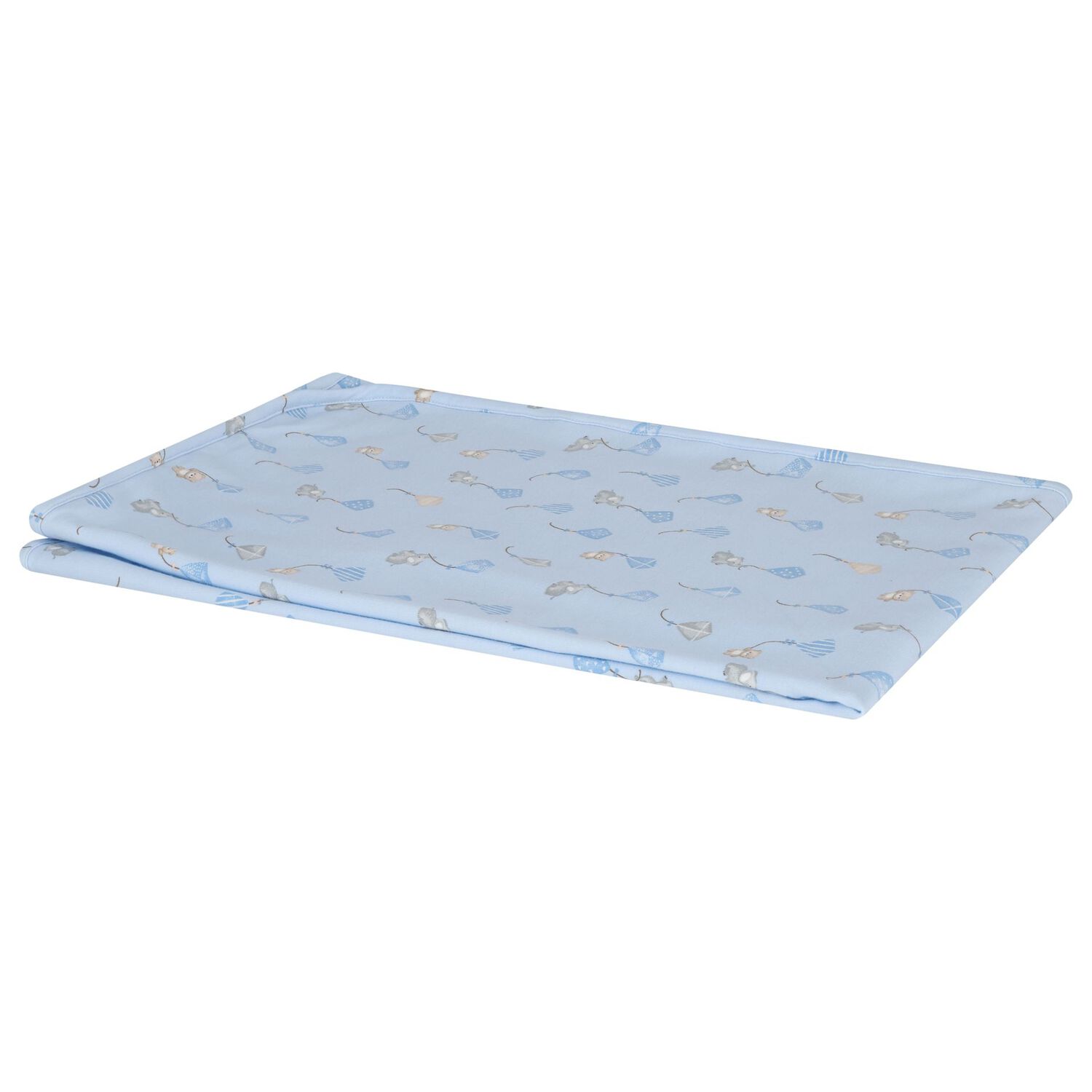 Baby Boys Blue Blanket, 3, hi-res