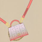 فستان بنات مكشكش باللون البيج, 2, hi-res