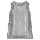 طقم فستان بنات باللون الذهبي والأبيض, 1, hi-res