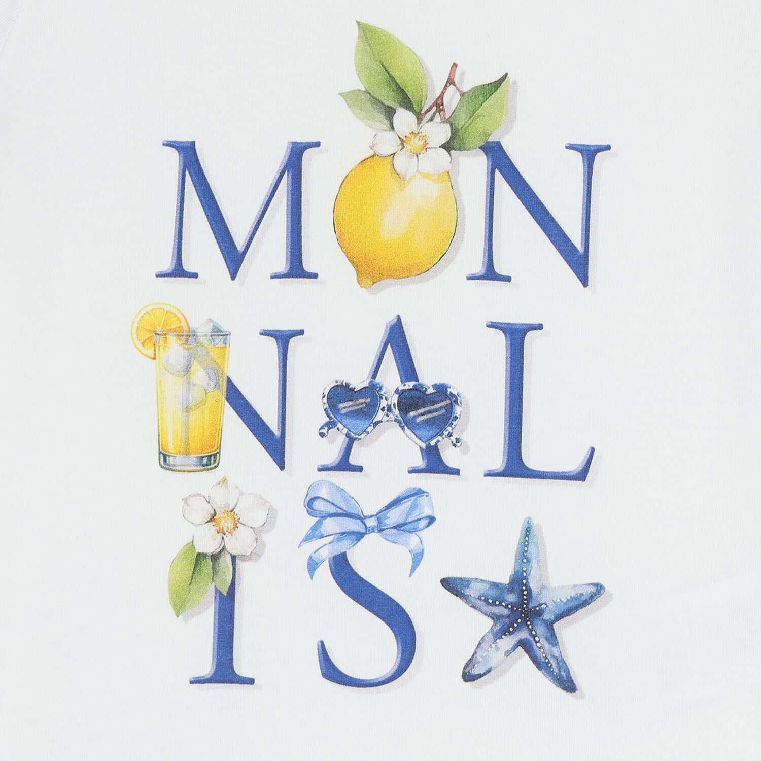 Girls White & Ivory Lemon Skirt Set , 1, hi-res