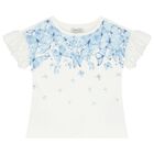 طقم تنورة بنات باللون الأبيض و الأزرق, 1, hi-res