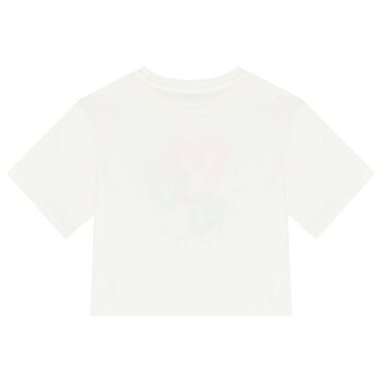 Girls Ivory Logo T-Shirt