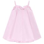 فستان بنات بطبعة الزهور باللون الوردي, 1, hi-res