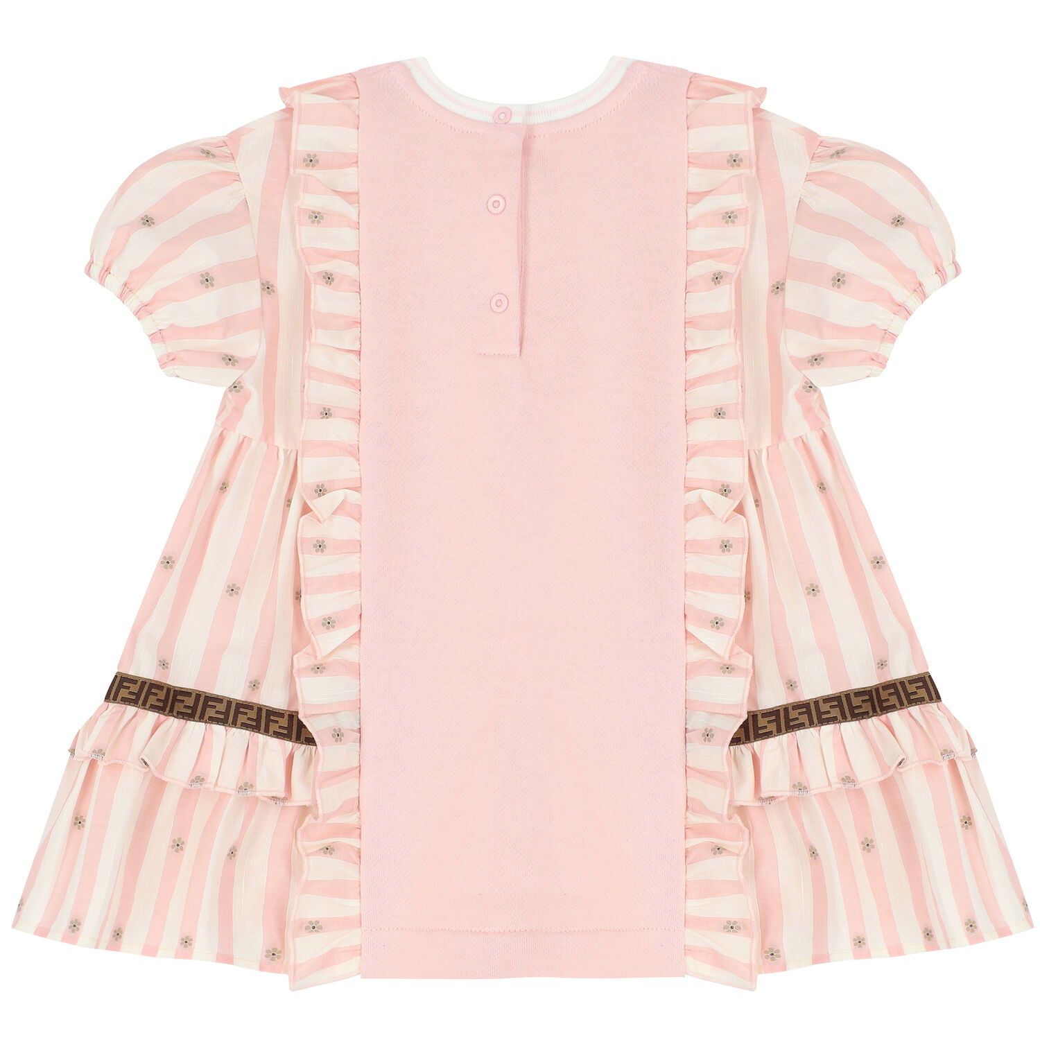 فستان بشعار تيدي باللون الزهري, 1, hi-res