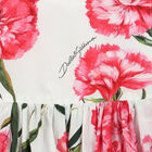 طقم فستان بطبعة الزهور باللون العاجي والأحمر, 1, hi-res