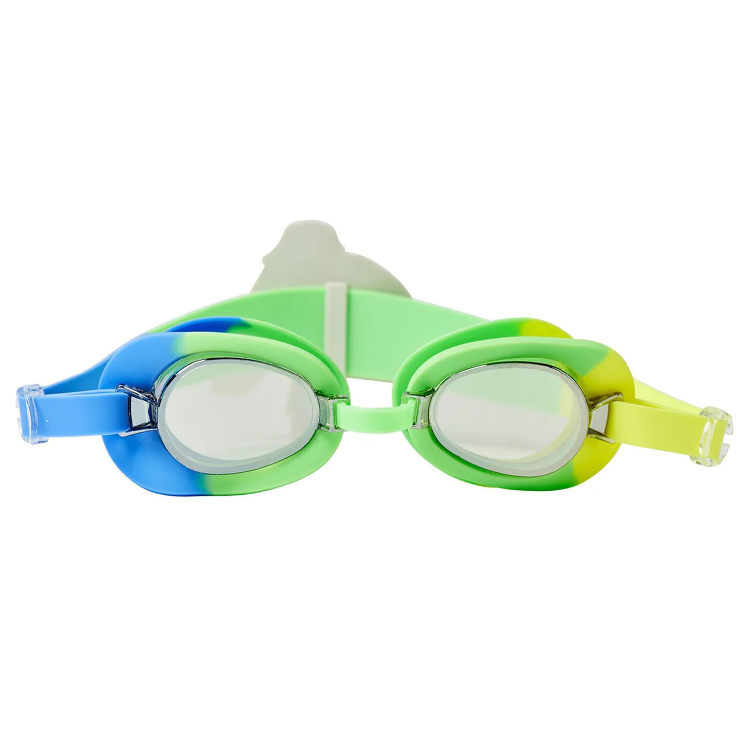 Green & Blue Eli the Elephant Swimming Goggles, 1, hi-res