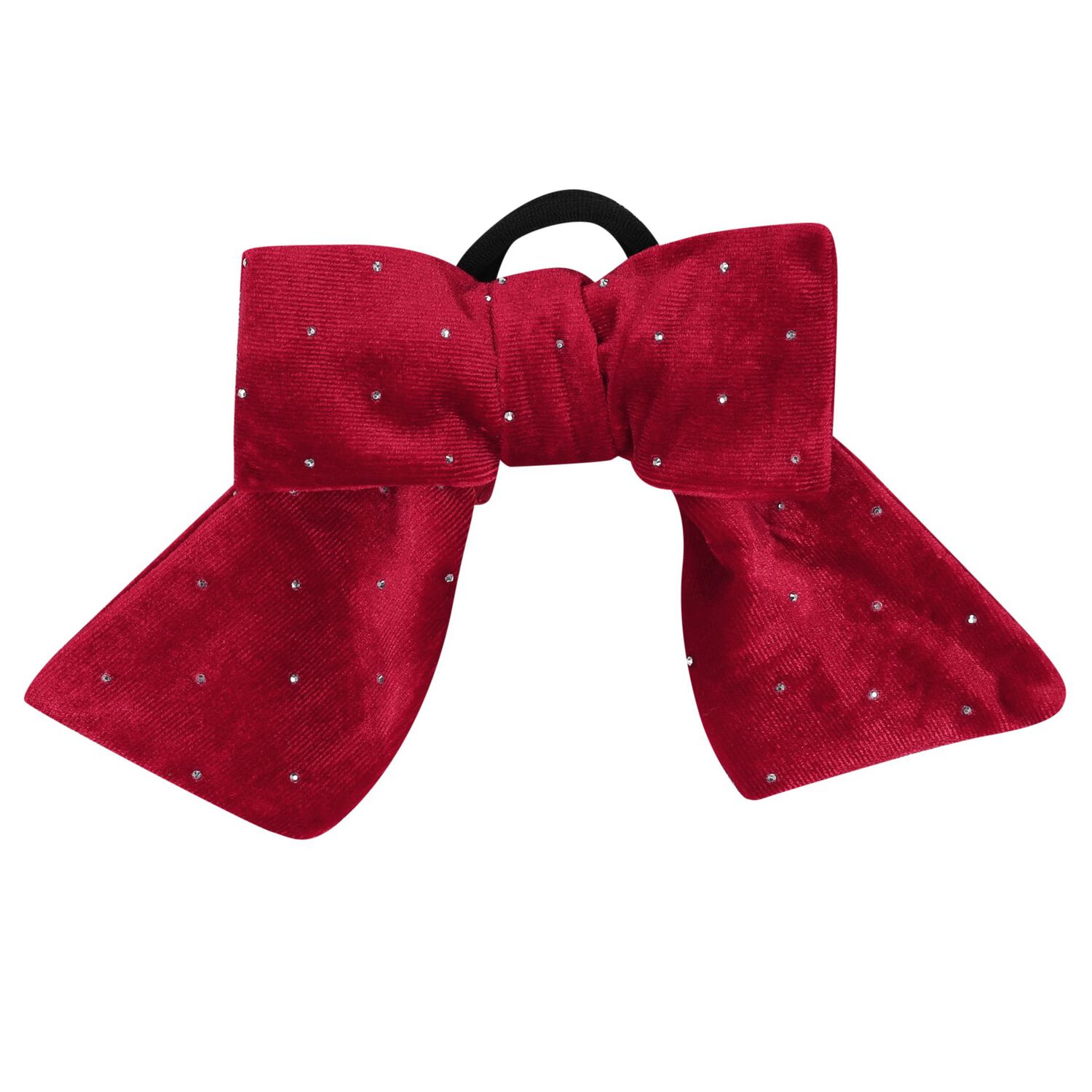 Girls Red Sparkle Velvet Dress Set, 2, hi-res