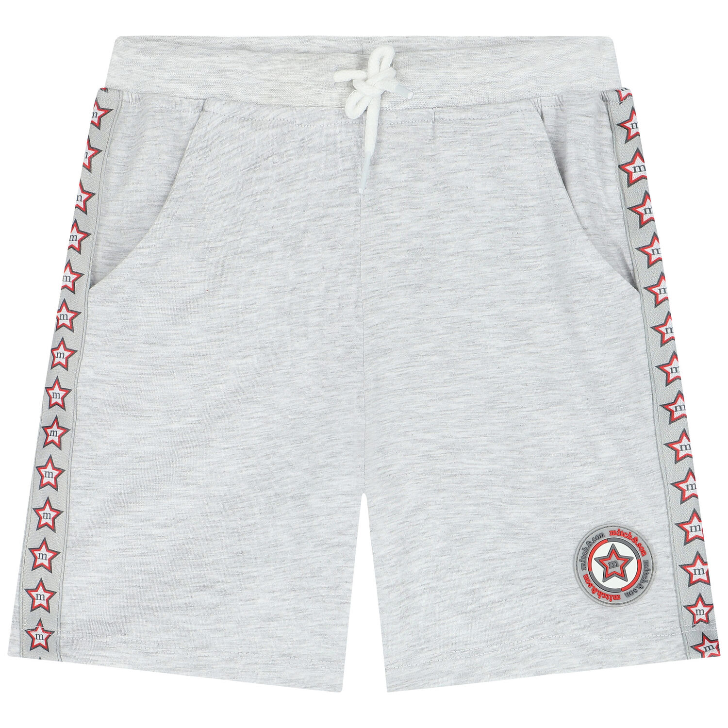 Boys Grey Polo Short Set, 1, hi-res