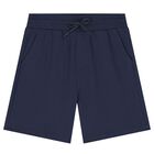 Boys Navy Blue Shorts, 5, hi-res