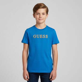 Boys Blue Logo T-Shirt