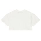 Girls Mini Me White logo T-Shirt, 1, hi-res