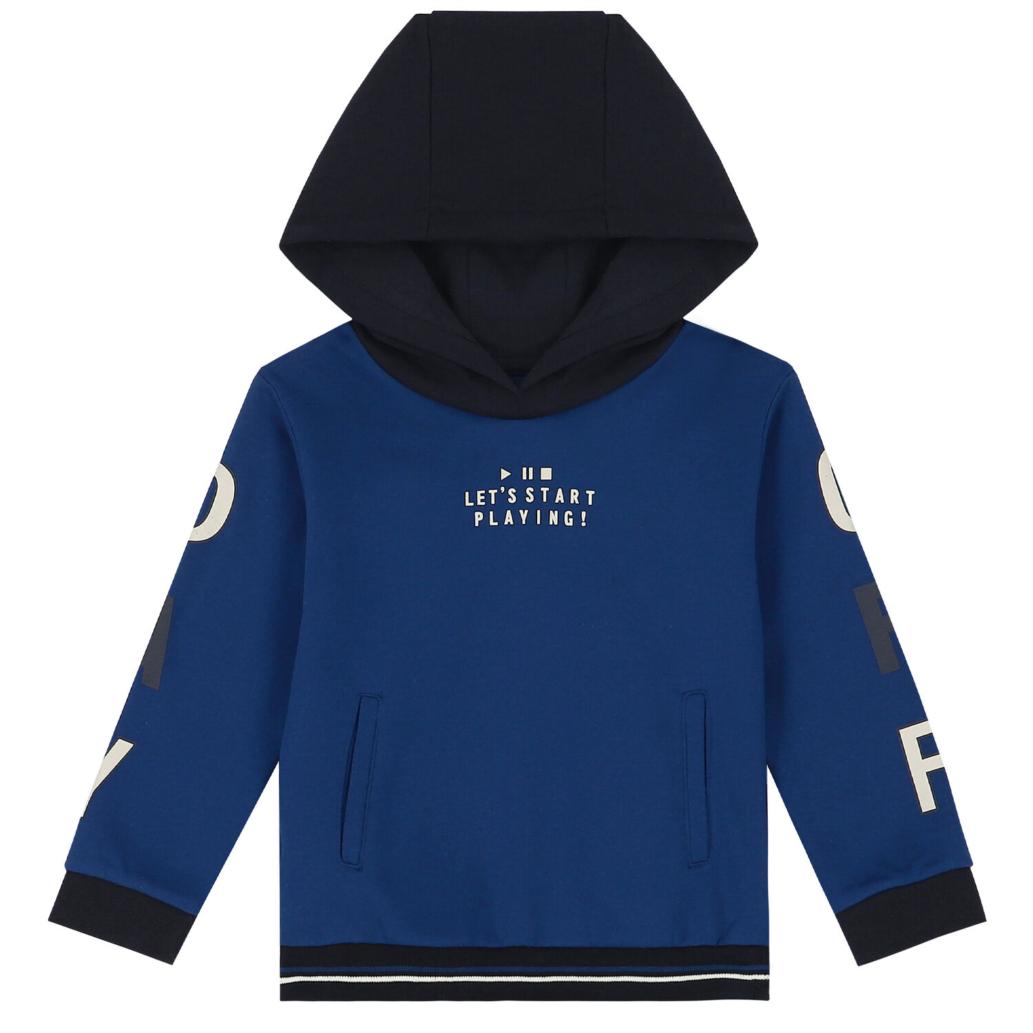 Boys Blue & Navy 3-Piece Tracksuit, 1, hi-res