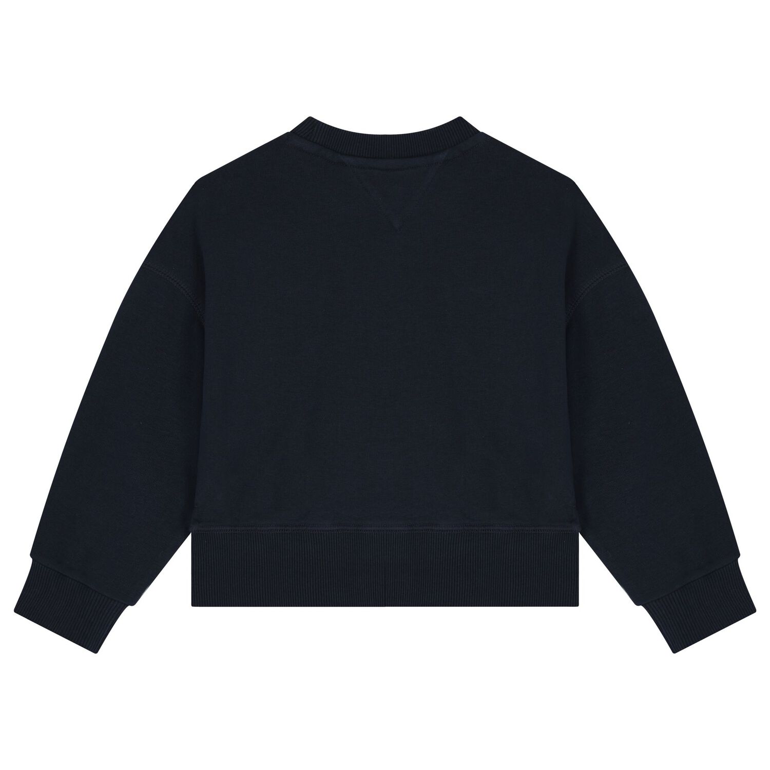 سويتشيرت بنات بالشعار باللون الكحلي, 1, hi-res image number null