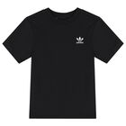 طقم شورت اولاد بالشعار تريفويل باللون الاسود, 1, hi-res