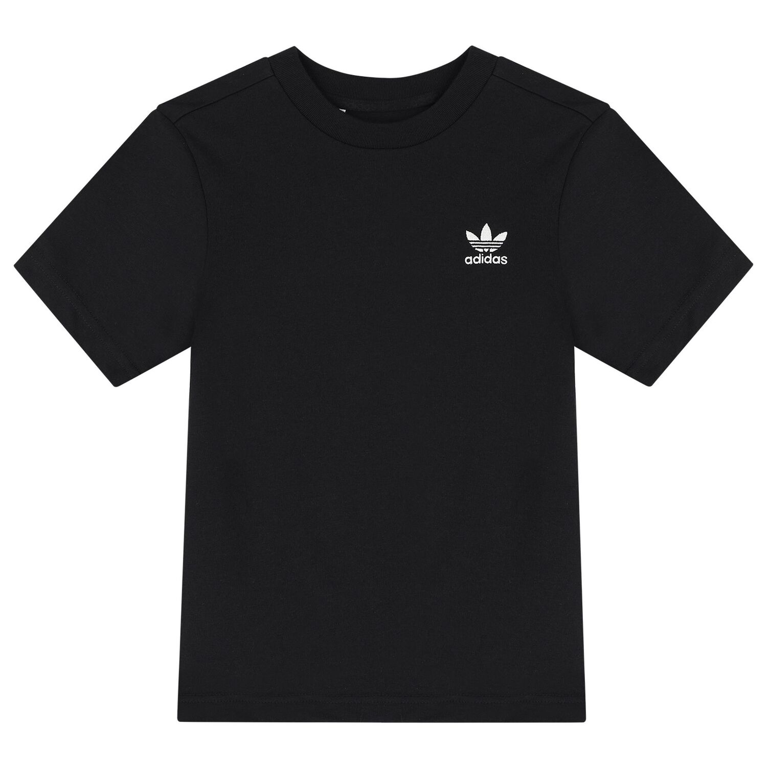 طقم شورت اولاد بالشعار تريفويل باللون الاسود, 1, hi-res