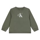 بدلة رياضية خضراء بشعار جونيور, 7, hi-res