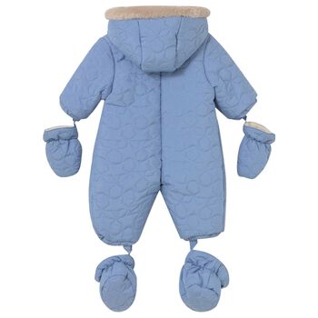 Baby Boys Blue Stars Snowsuit