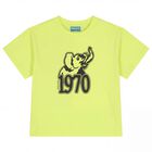 Boys Green Elephant Logo T-Shirt, 2, hi-res