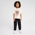 تي شيرت باللون العاجي بشعار النمر المحظوظ, 2, hi-res