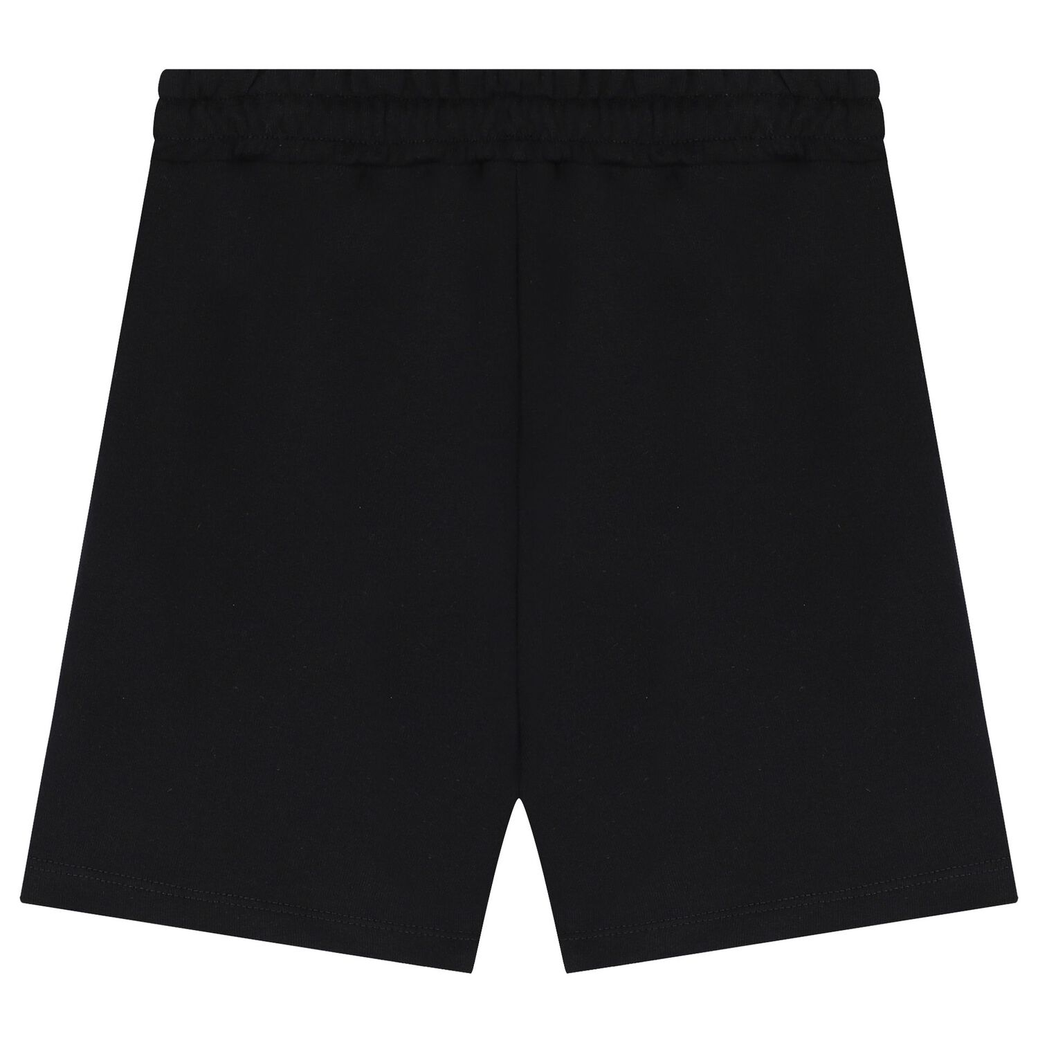 Boys Black Logo Shorts, 1, hi-res