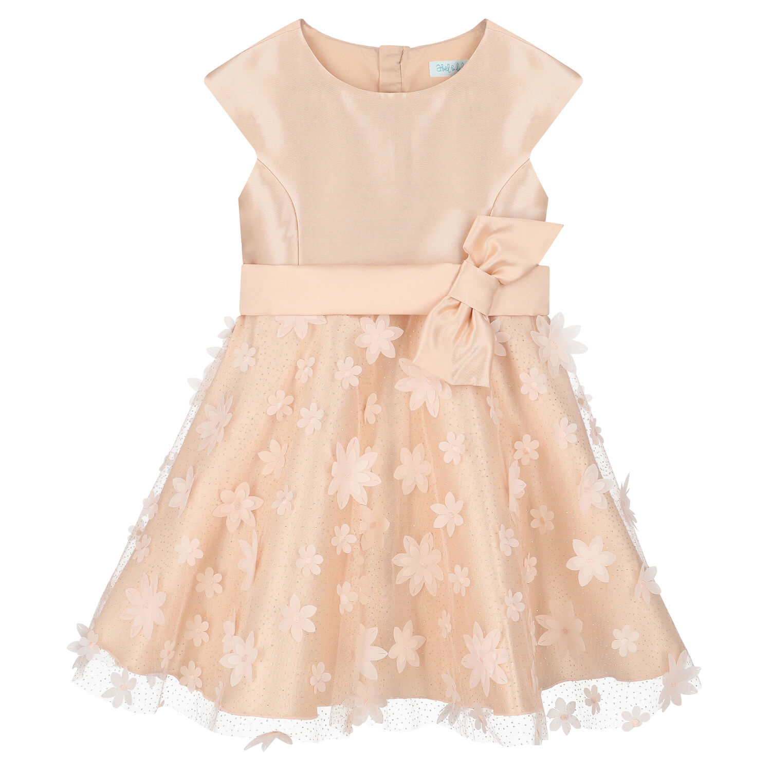 Girls Pink Floral Dress, 1, hi-res image number null