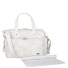 White Geo Map Baby Changing Bag, 3, hi-res