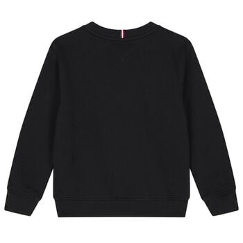 Boys Black Logo Sweatshirt