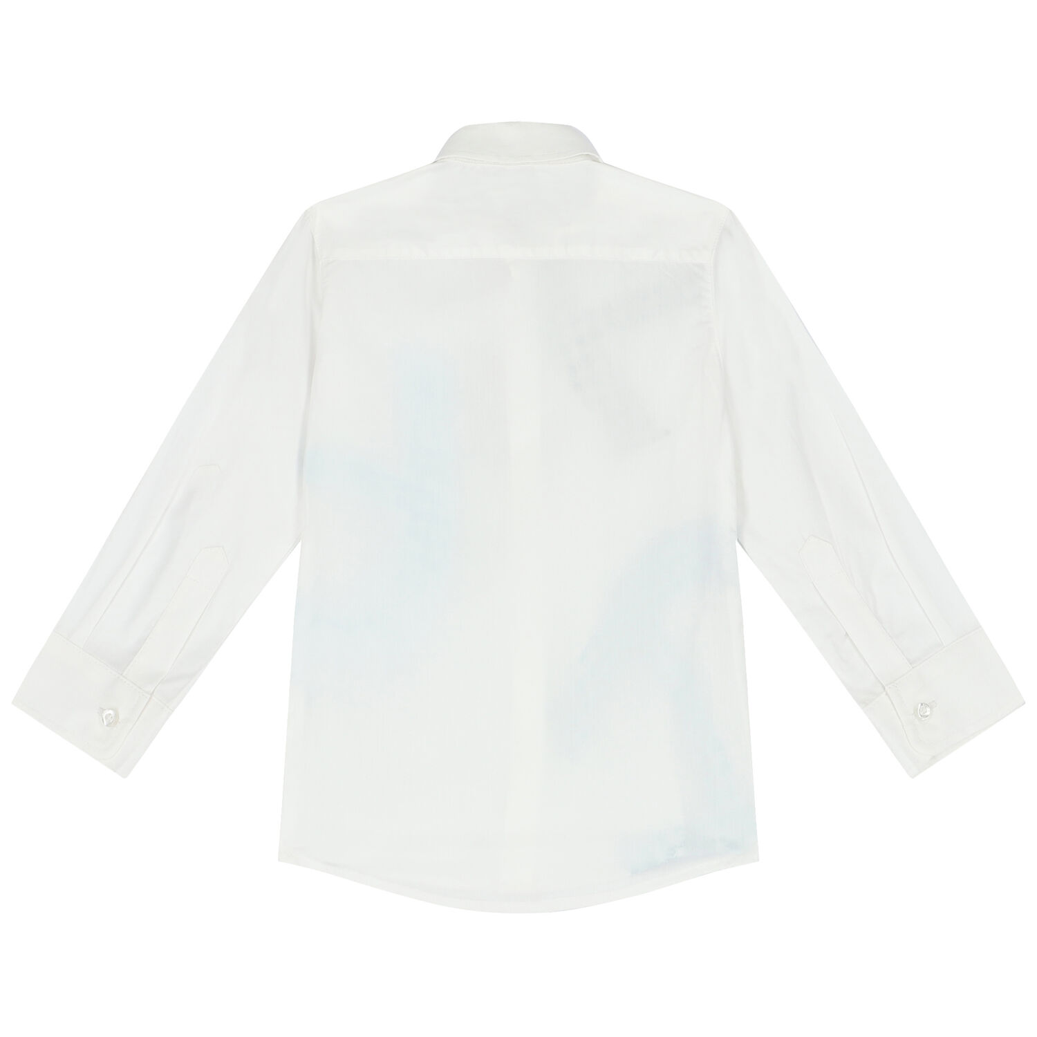 Boys White Logo Shirt, 1, hi-res