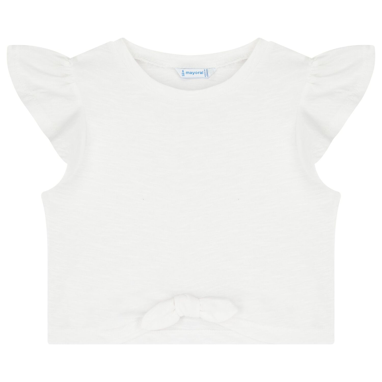 Girls White & Blue Zigzag Shorts Set, 3, hi-res image number null