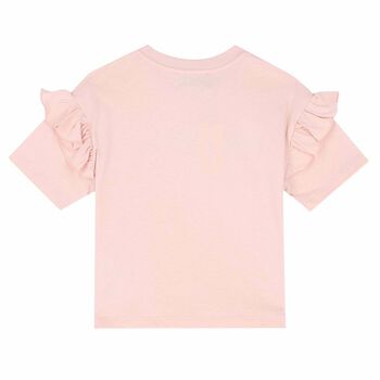 Girls Pink Logo T-Shirt