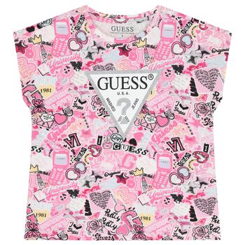 Girls Pink Logo T-Shirt