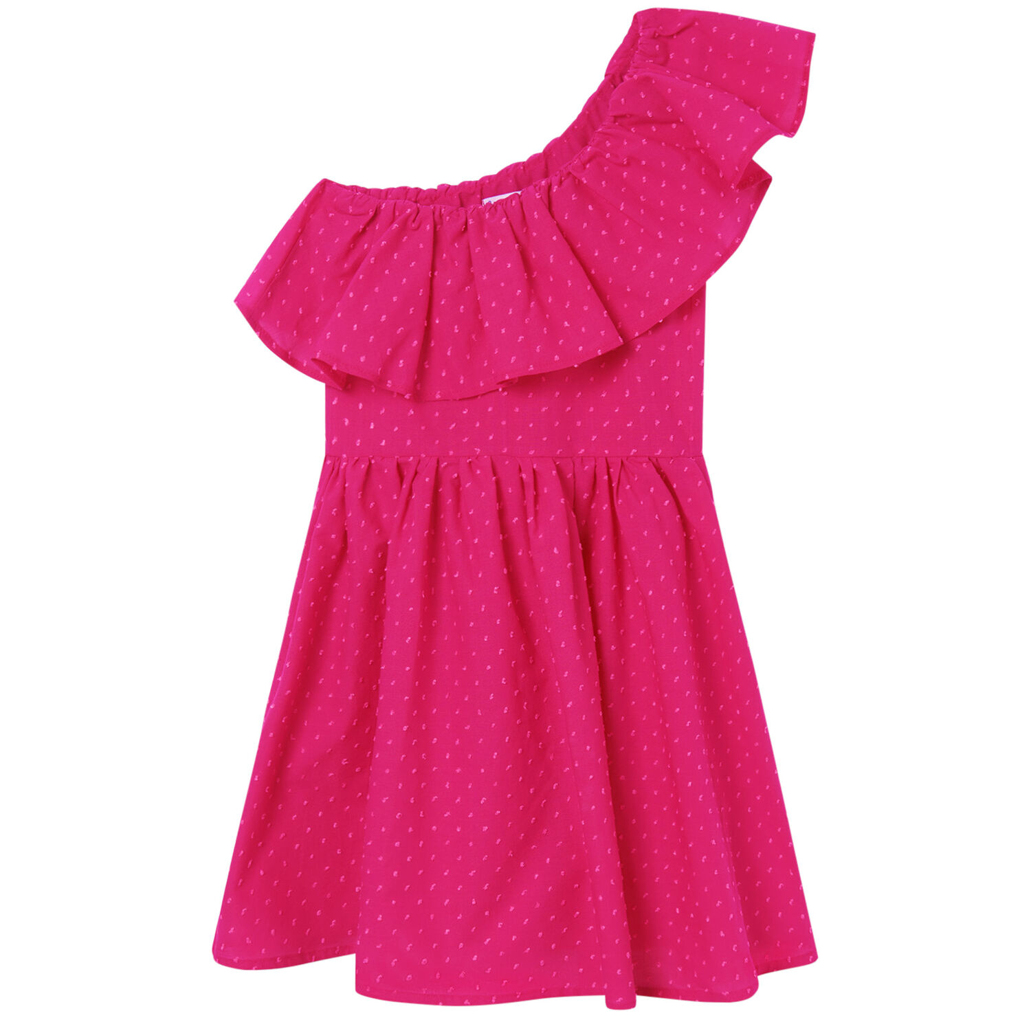 Girls Pink Ruffle Dress, 1, hi-res image number null