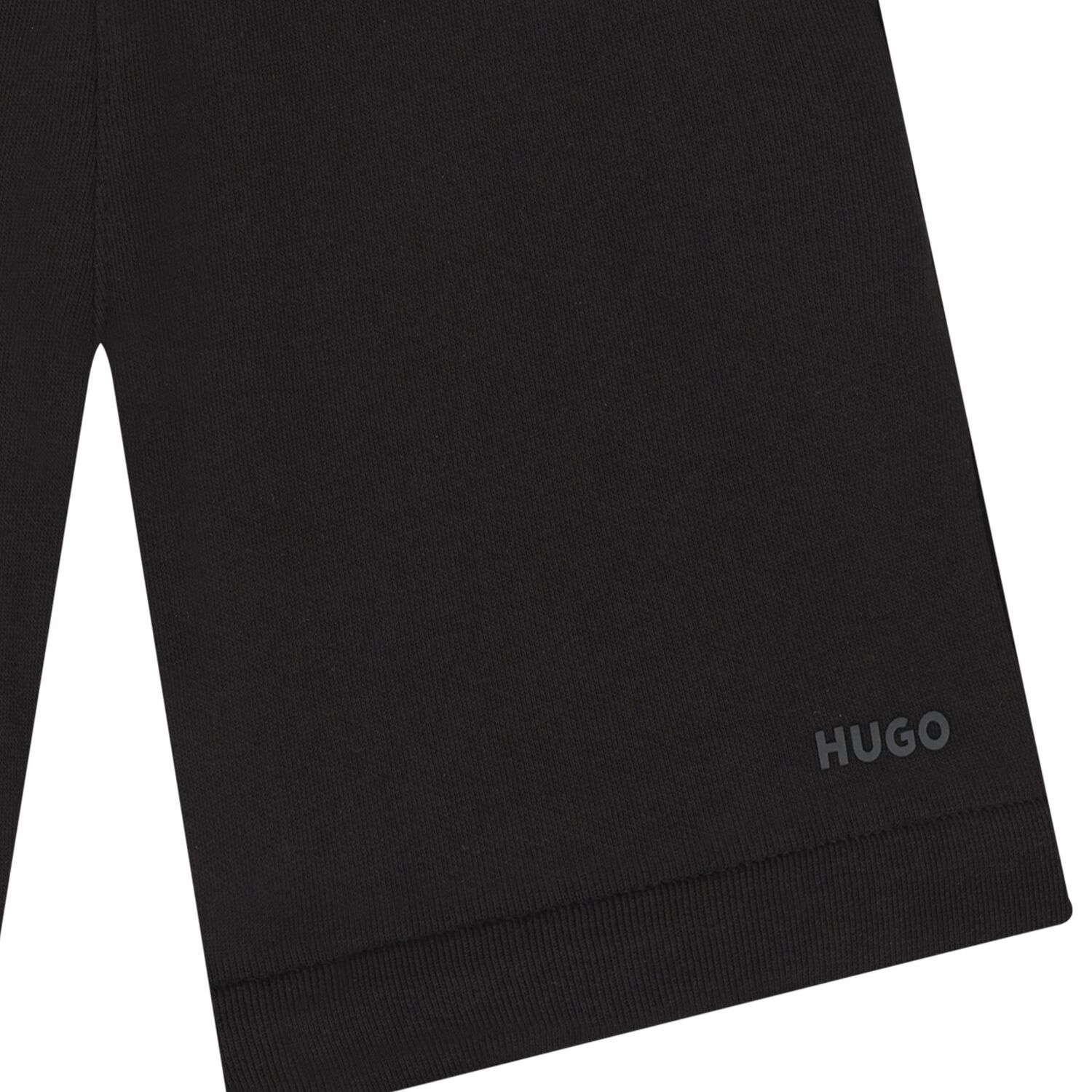 شورت بشعار أسود للأولاد, 1, hi-res image number null