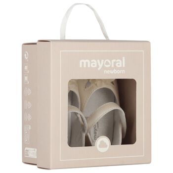 Baby Girls Ivory Flower Pre Walker Shoes