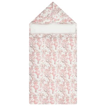 Baby Girls White & Pink Africa Nest