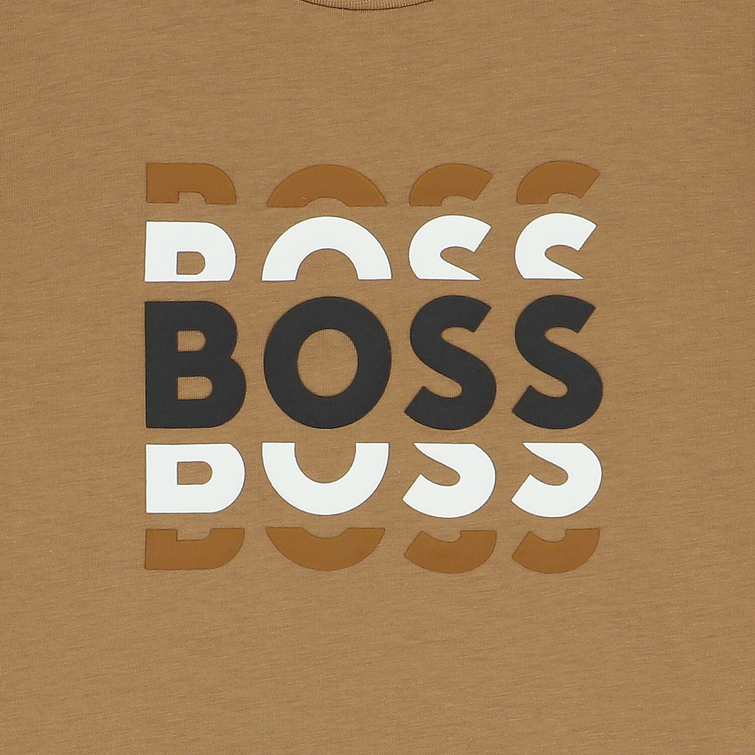Boys Beige Logo T-Shirt, 1, hi-res image number null