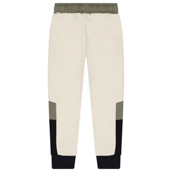 Boys Ivory Logo Joggers