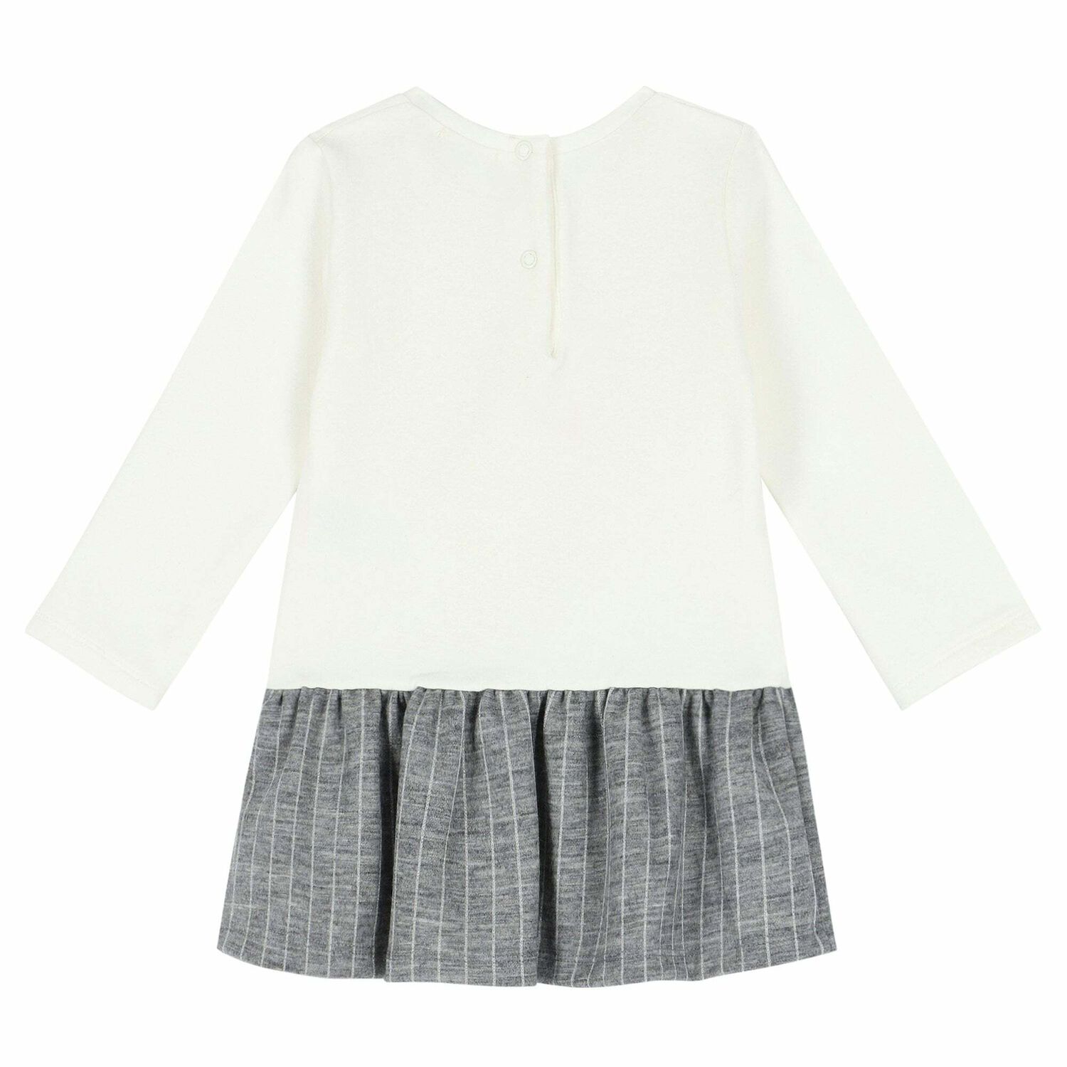 فستان باللون العاجى والفضى, 1, hi-res