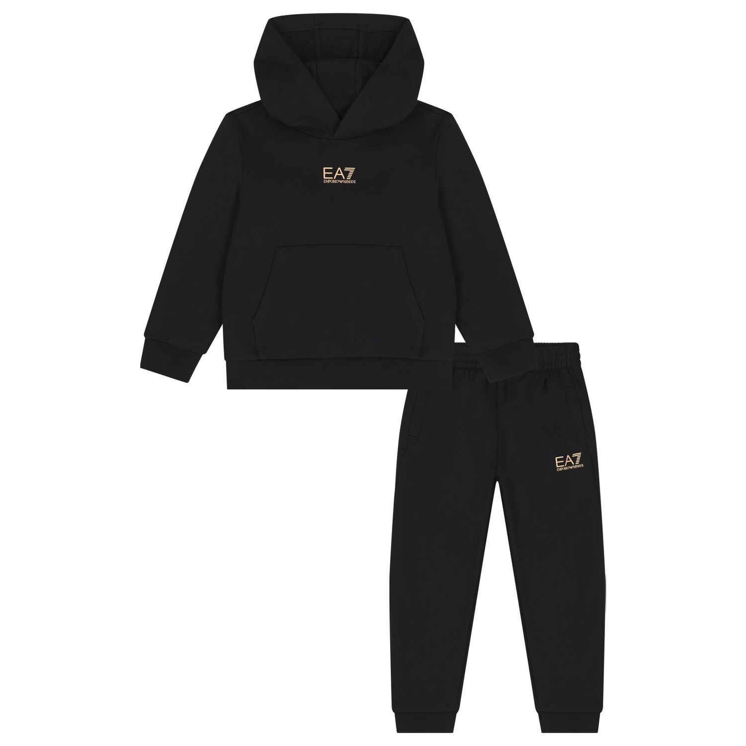 Boys Black Logo Tracksuit, 1, hi-res image number null