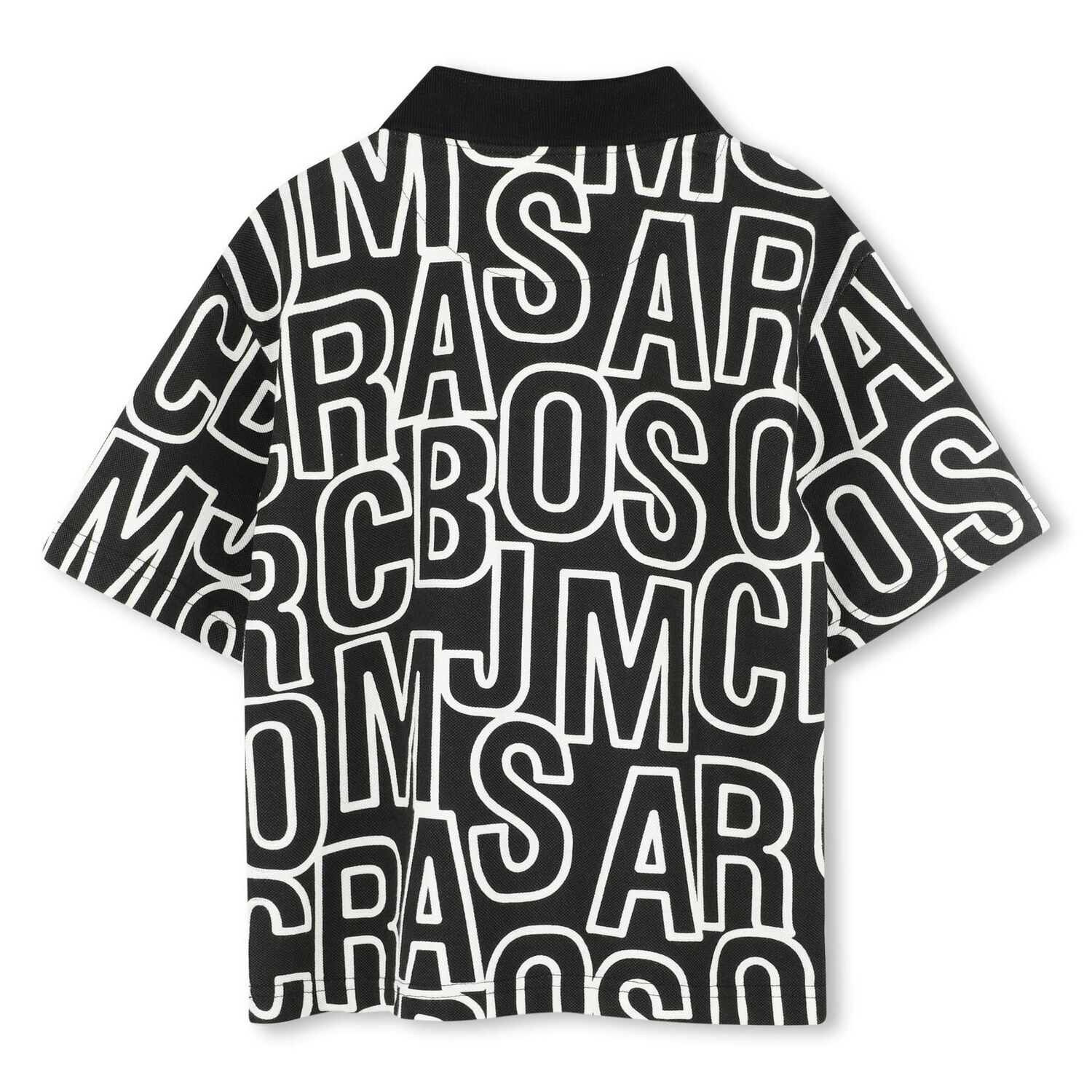 Boys Black & White Polo Shirt, 1, hi-res image number null