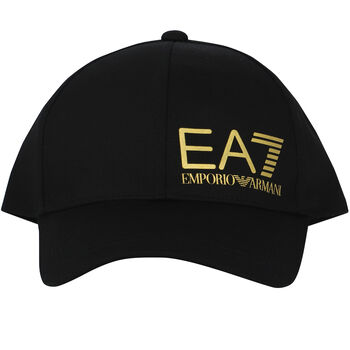 Boys Black Logo Cap