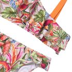 Girls Green & Pink Tropical Bikini, 1, hi-res