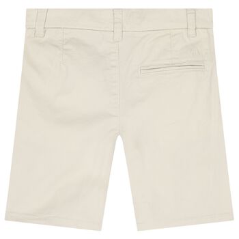Boys Beige Chino Shorts